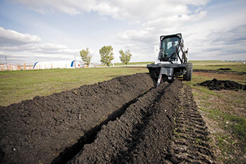 Trencher, up to 1.1 m deep, 0.17 m wide